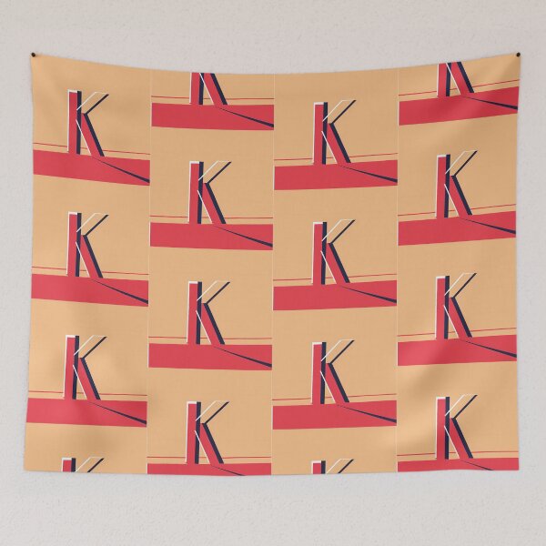 Item preview, Letter K Red Illustrations Nature Colorful Design designed and sold by ART ATTACK ZONE.