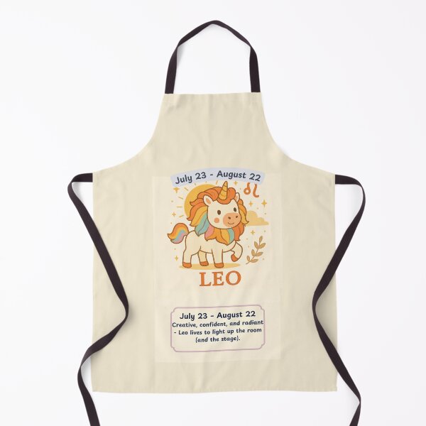 Item preview, Zodiac Unicorn - Leo July 23-August 22 designed and sold by Fat Cat Merch.