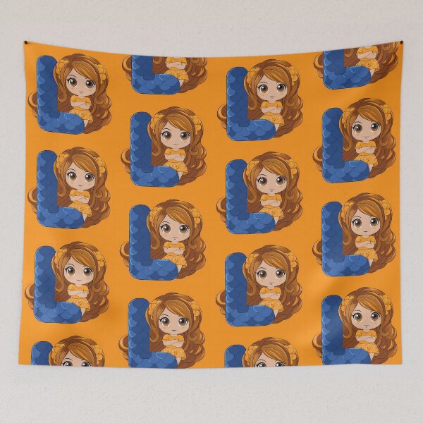 Item preview, L Letter Cool Art Illustrations Nature Colorful Design designed and sold by ART ATTACK ZONE.
