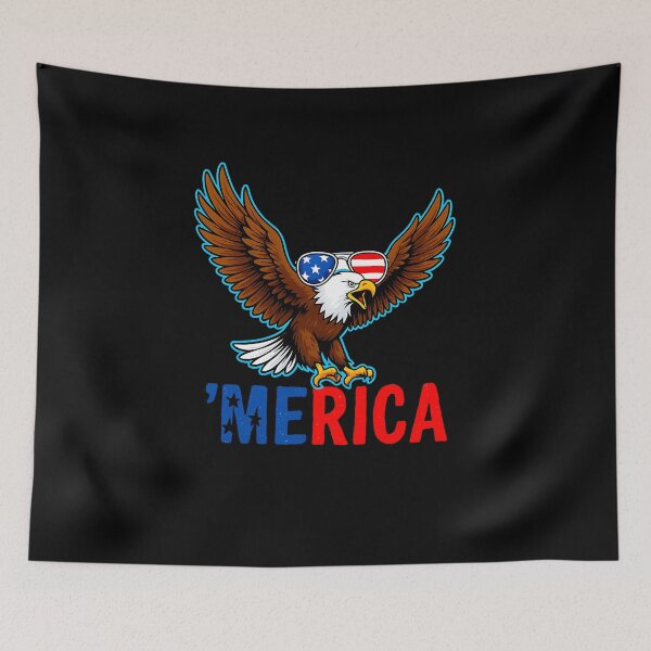 Item preview, 4th Of July Merica American Flag Sunglasses Boys Girls Kids designed and sold by facegm.
