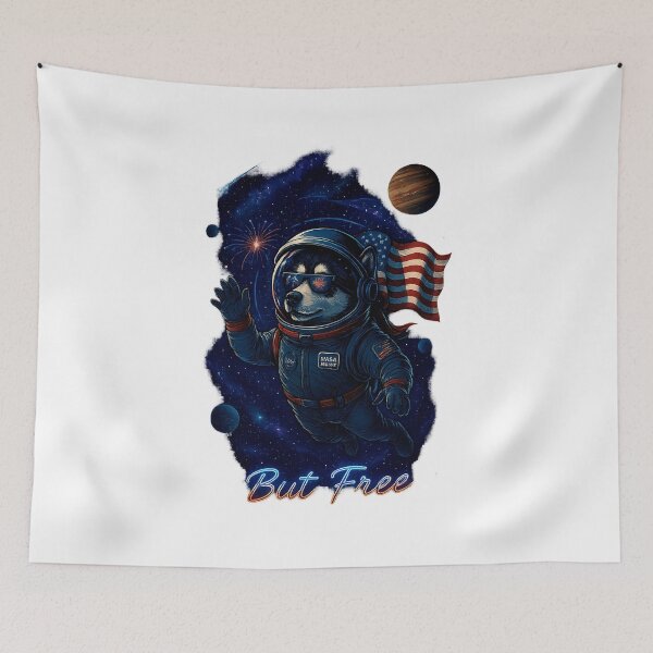 Item preview, 4th Of July US Flag Alaskan Malamute Dog Design designed and sold by facegm.