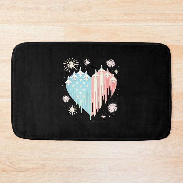 Item preview, American Flag Red White Blue Jets Flyover USA 4th Of July designed and sold by facegm.