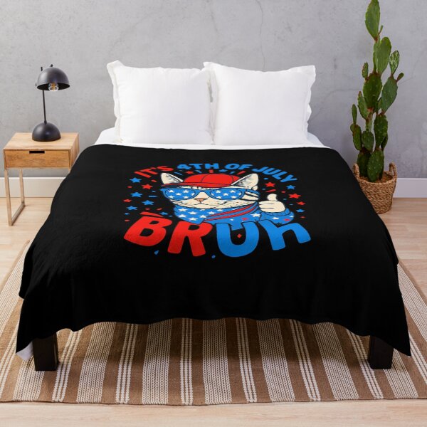 Item preview, Bruh 4th Of July Boys Kids Fourth Of July Cat designed and sold by facegm.