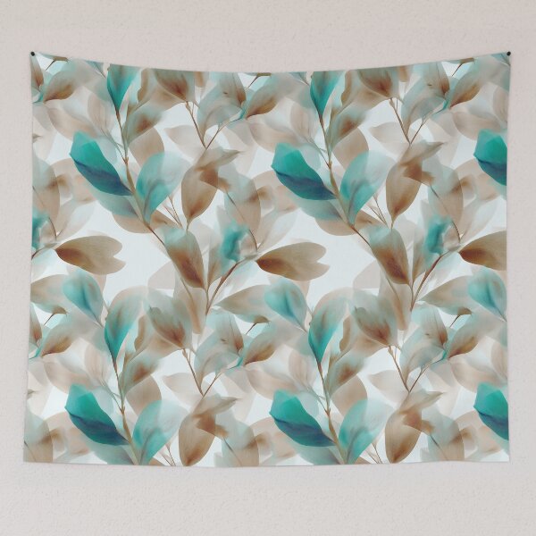 Item preview, Graceful Flow of Abstract Leaves designed and sold by chi3-jp.