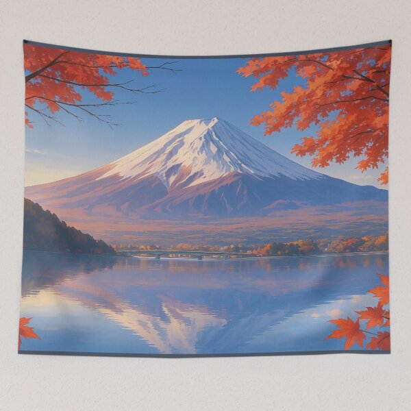 Item preview, Mount Fuji from Lake Kawaguchi in Autumn designed and sold by Takeda-art.