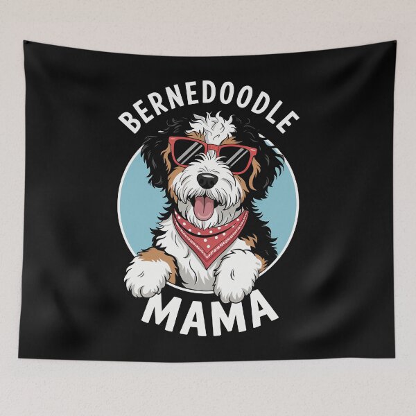 Item preview, Bernedoodle Dog Mama Mother's Day designed and sold by brynatshop.
