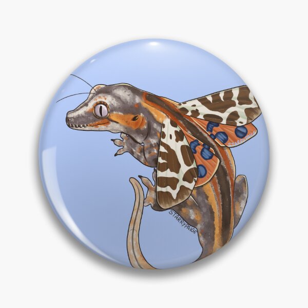 Item preview, Fairy Gargoyle Gecko with Garden Moth Wings designed and sold by Paige Penrose.