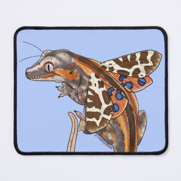 Item preview, Fairy Gargoyle Gecko with Garden Moth Wings designed and sold by Paige Penrose.