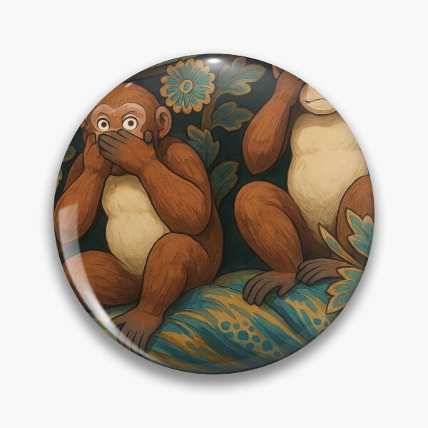 Item preview, Three Wise Monkeys of Nikko Toshogu Shrine designed and sold by Takeda-art.