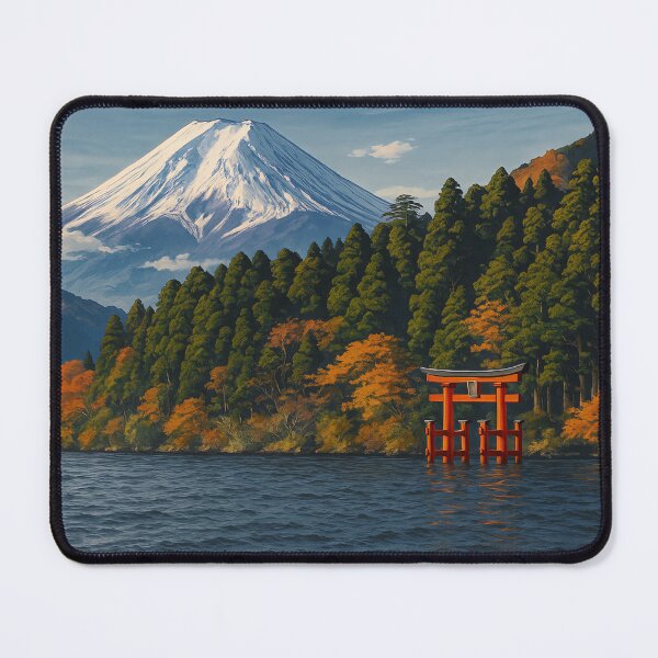 Item preview, Mount Fuji from Lake Ashi at Hakone designed and sold by Takeda-art.