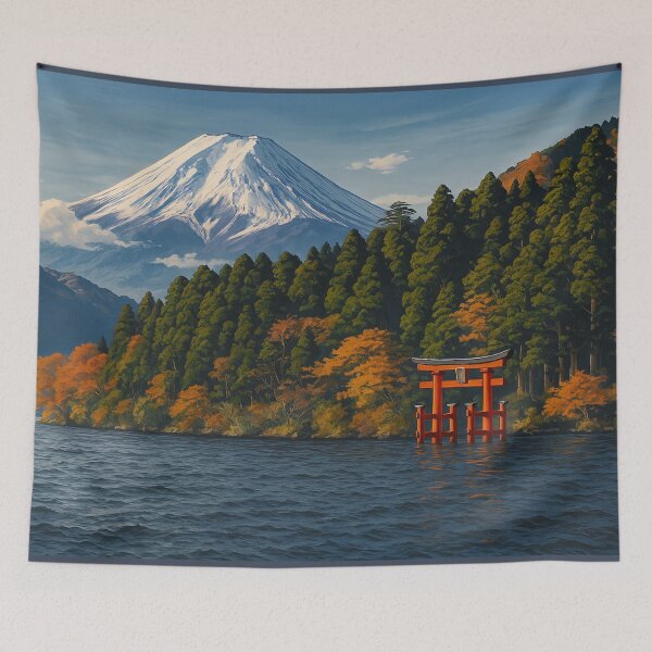 Item preview, Mount Fuji from Lake Ashi at Hakone designed and sold by Takeda-art.