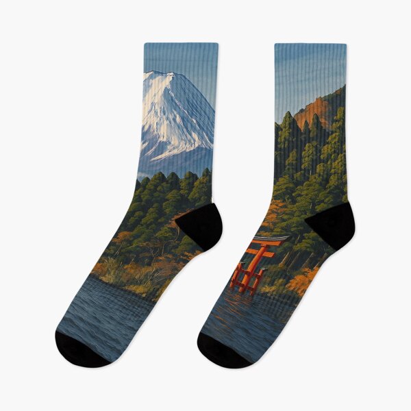 Item preview, Mount Fuji from Lake Ashi at Hakone designed and sold by Takeda-art.