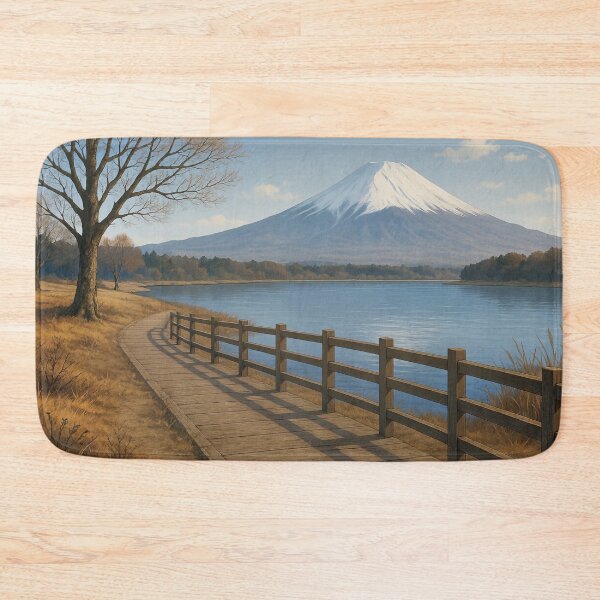 Item preview, Mount Fuji viewed from Lake Yamanaka in Late Autumn designed and sold by Takeda-art.
