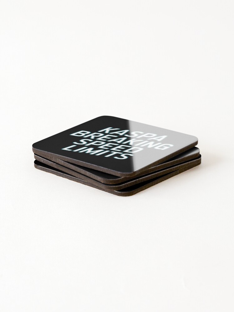 Thumbnail 4 of 5, Coasters (Set of 4), Kaspa In My Code designed and sold by RadDeck.