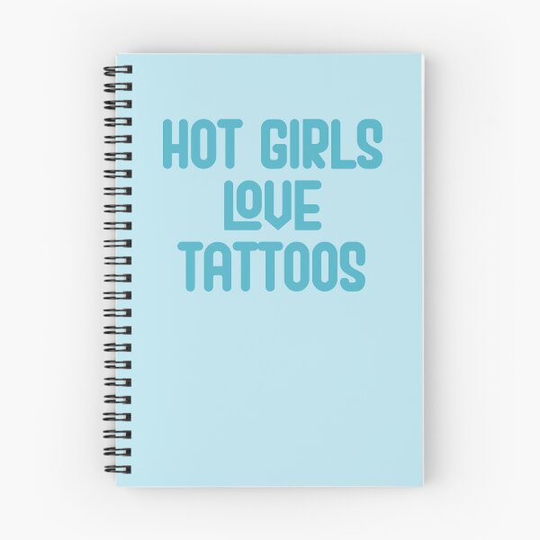 Item preview, Hot Girls Love Tattoos - Red Bold Text designed and sold by Chubuter.
