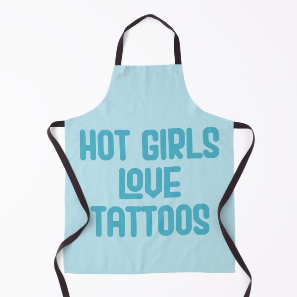 Item preview, Hot Girls Love Tattoos - Red Bold Text designed and sold by Chubuter.