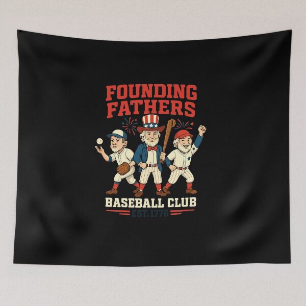 Item preview, Founding Fathers Baseball Club Funny 1776 designed and sold by diyoor.