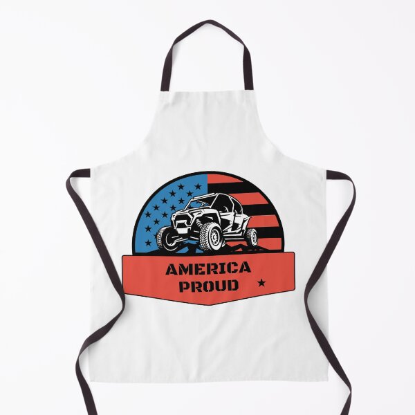 Item preview, America Proud red white and blue with a 4 wheel wheeler truck designed and sold by adesignworld.