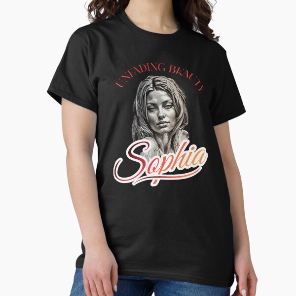 Aperçu de l'œuvre Beauté éternelle. Sophia créée et vendue par Kaigorshirts.