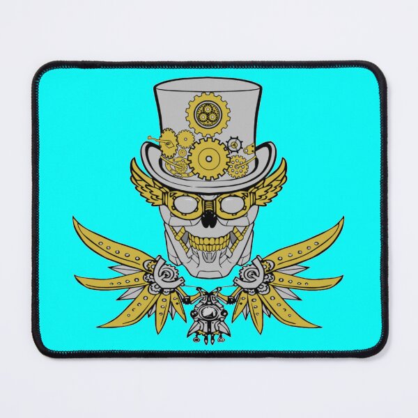 Item preview, Steampunk Jolly Roger (Cyan) designed and sold by MurpheusTech.