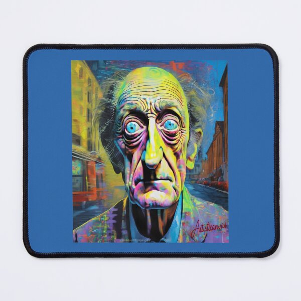 Item preview, "Glitch-Pop Icon: Marty Feldman's Retrofuturistic Transformation" designed and sold by Artisticanvas.
