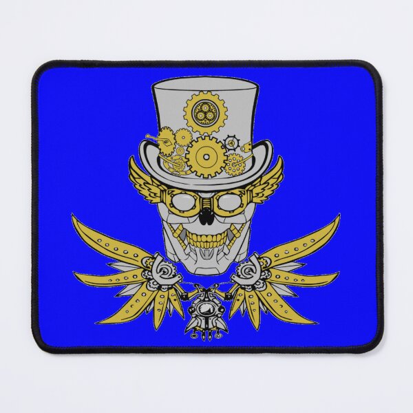 Item preview, Steampunk Jolly Roger (Blue) designed and sold by MurpheusTech.