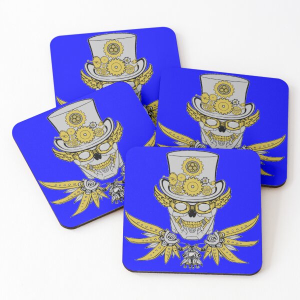 Item preview, Steampunk Jolly Roger (Blue) designed and sold by MurpheusTech.