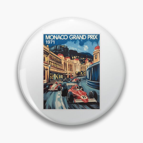 Item preview, 1971 MONACO Grand Prix Racing Poster designed and sold by retrographics.