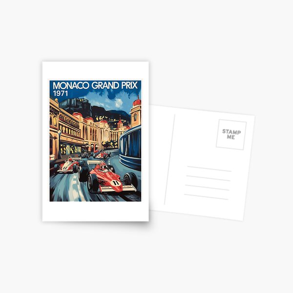 Item preview, 1971 MONACO Grand Prix Racing Poster designed and sold by retrographics.