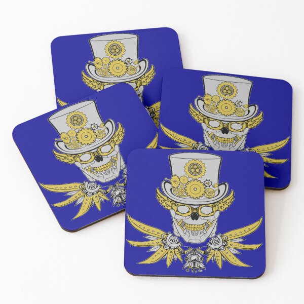 Item preview, Steampunk Jolly Roger (Dark Blue) designed and sold by MurpheusTech.