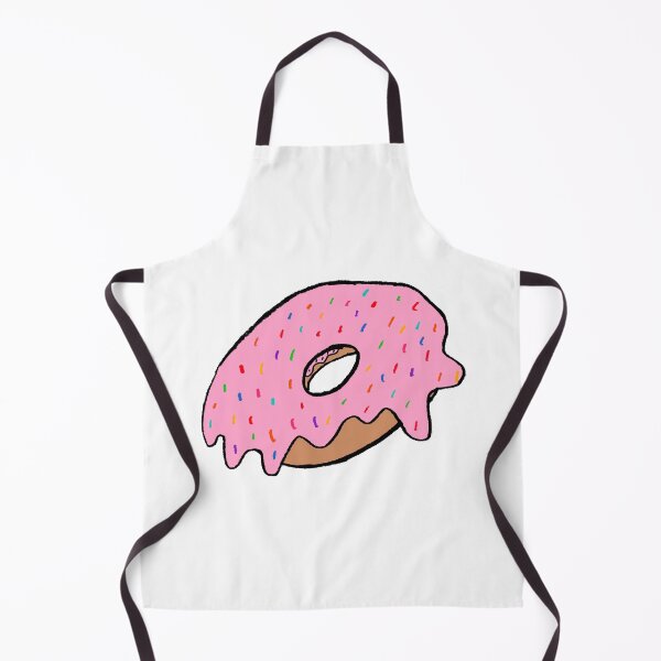 Item preview, rainbow sprinkles pink frosting donut designed and sold by paladinprints.