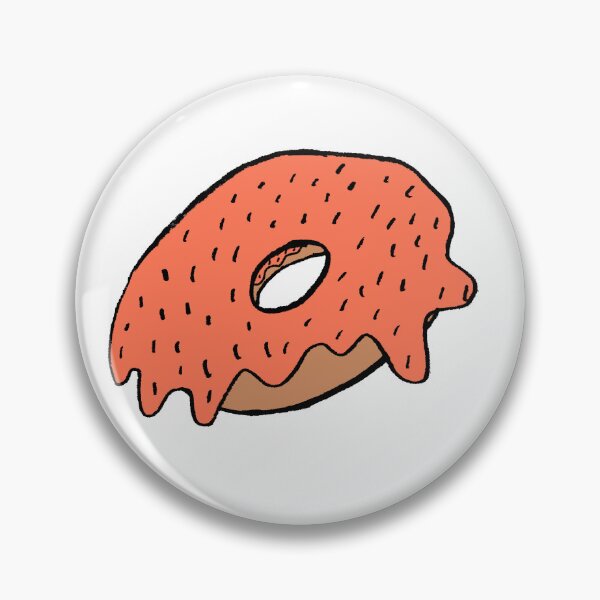 Item preview, orange frosting donut with sprinkles designed and sold by paladinprints.