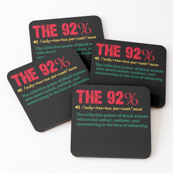 Item preview, The 92% of Black Women Empower Black History designed and sold by Phoemps.
