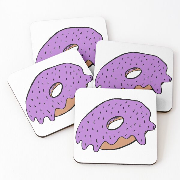Item preview, purple frosting donut with sprinkles designed and sold by paladinprints.