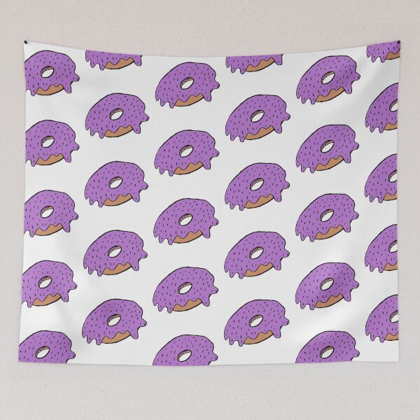 Item preview, purple frosting donut with sprinkles designed and sold by paladinprints.