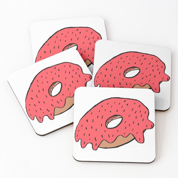 Item preview, red frosting donut with sprinkles designed and sold by paladinprints.