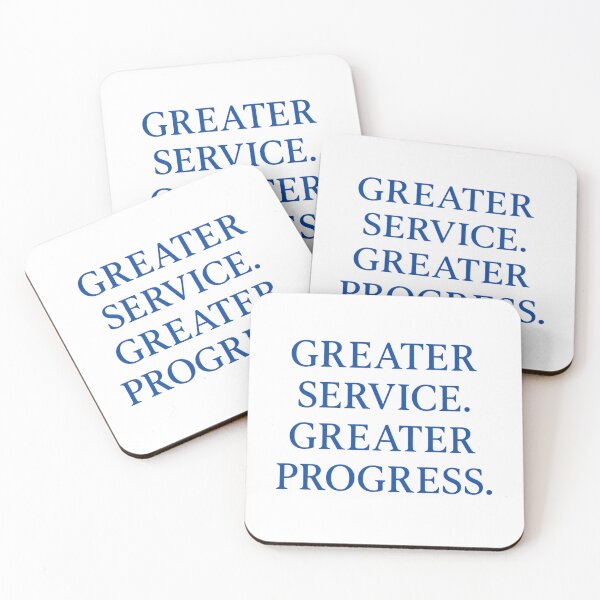 Item preview, Greater Service. Greater Progress. – Sigma Gamma Rho Motto Text Art designed and sold by summer-loving.