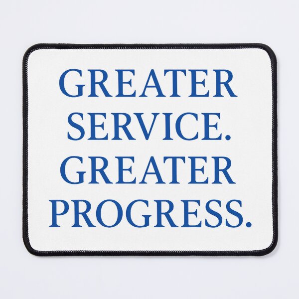 Item preview, Greater Service. Greater Progress. – Sigma Gamma Rho Motto Text Art designed and sold by summer-loving.