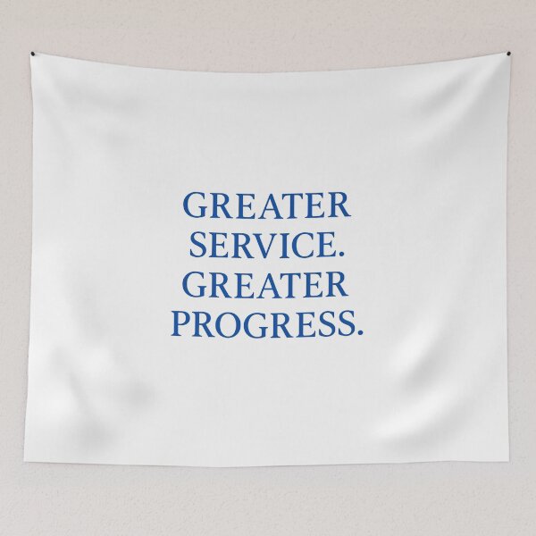 Item preview, Greater Service. Greater Progress. – Sigma Gamma Rho Motto Text Art designed and sold by summer-loving.