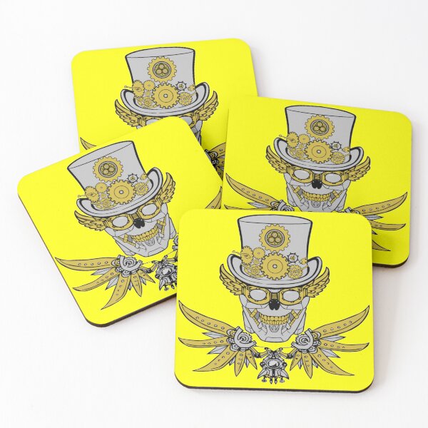 Item preview, Steampunk Jolly Roger (Yellow) designed and sold by MurpheusTech.