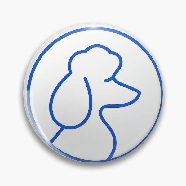 Item preview, Minimal Poodle Line Art – Sigma Gamma Rho Inspired Symbol designed and sold by summer-loving.