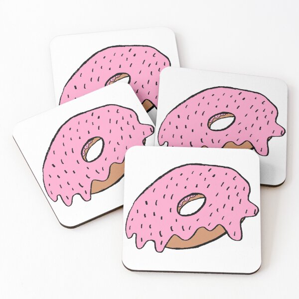 Item preview, pink frosting donut with sprinkles designed and sold by paladinprints.