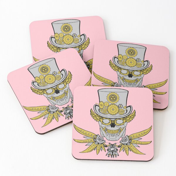 Item preview, Steampunk Jolly Roger (Pink) designed and sold by MurpheusTech.