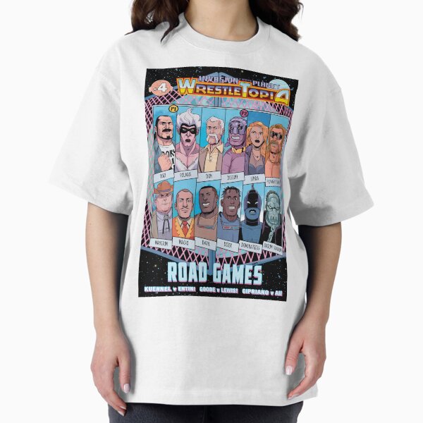 Invasion from Planet Wrestletopia issue 4 cover Oversized T-Shirt