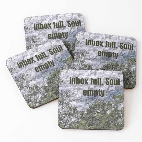 Item preview, inbox full soul empty designed and sold by SmashingDeals.