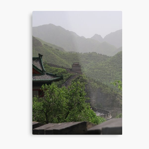 Asie, Chine, Grande Muraille, Photographie, BebiCervin Impression métallique