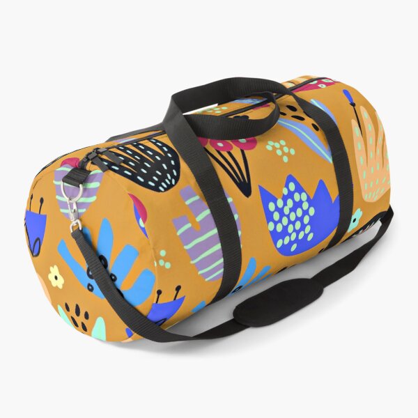 Item preview, Modern Floral Blue And Butterscotch Hues Abstract Designs  designed and sold by DEC02.
