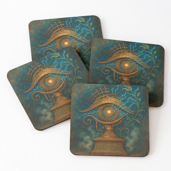 Item preview, Eye of Sia and Menhet in ancient steampunk fusion designed and sold by VidyoeDesigns67.