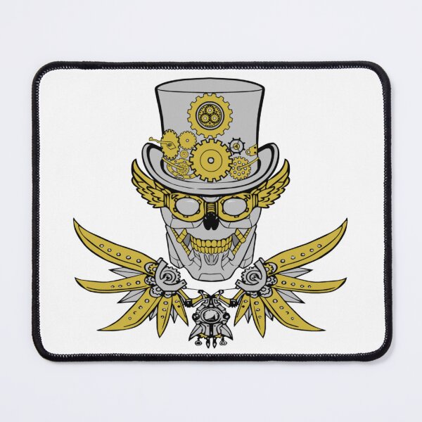 Item preview, Steampunk Jolly Roger (White) designed and sold by MurpheusTech.