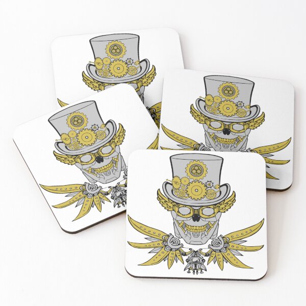 Item preview, Steampunk Jolly Roger (White) designed and sold by MurpheusTech.